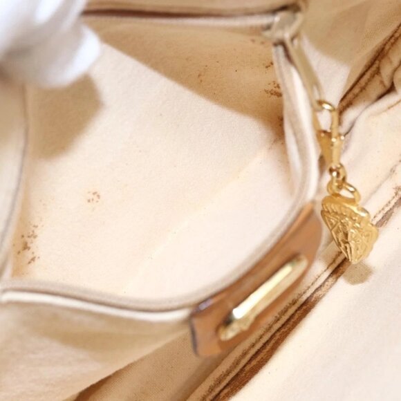 GUCCI Micro GG Supreme Shoulder Bag PVC Beige Gold 007 89 1113 Auth BA7112 - Picture 13 of 16